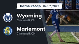 Recap: Wyoming  vs. Mariemont  2022