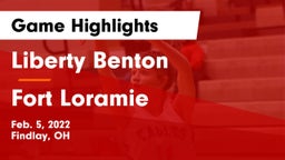 Liberty Benton  vs Fort Loramie  Game Highlights - Feb. 5, 2022