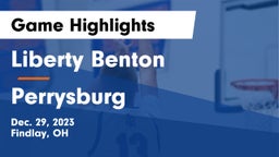 Liberty Benton  vs Perrysburg  Game Highlights - Dec. 29, 2023