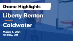 Liberty Benton  vs Coldwater  Game Highlights - March 1, 2024
