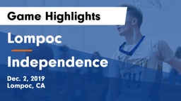 Lompoc  vs Independence  Game Highlights - Dec. 2, 2019