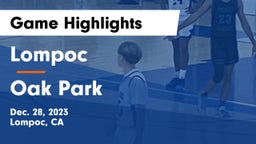 Lompoc  vs Oak Park  Game Highlights - Dec. 28, 2023