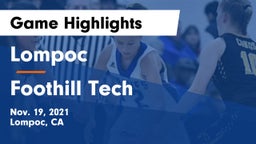 Lompoc  vs Foothill Tech Game Highlights - Nov. 19, 2021