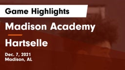 Madison Academy  vs Hartselle  Game Highlights - Dec. 7, 2021