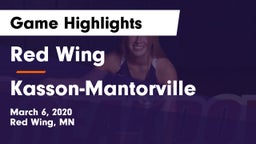 Red Wing  vs Kasson-Mantorville  Game Highlights - March 6, 2020