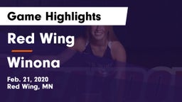 Red Wing  vs Winona  Game Highlights - Feb. 21, 2020