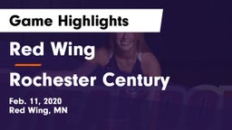Red Wing  vs Rochester Century  Game Highlights - Feb. 11, 2020