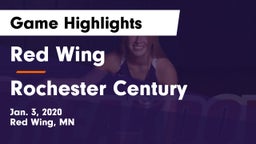 Red Wing  vs Rochester Century  Game Highlights - Jan. 3, 2020