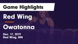 Red Wing  vs Owatonna  Game Highlights - Dec. 17, 2019