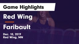 Red Wing  vs Faribault  Game Highlights - Dec. 10, 2019