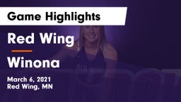 Red Wing  vs Winona  Game Highlights - March 6, 2021