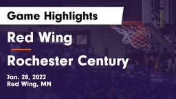 Red Wing  vs Rochester Century  Game Highlights - Jan. 28, 2022