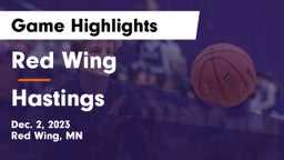 Red Wing  vs Hastings  Game Highlights - Dec. 2, 2023