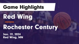 Red Wing  vs Rochester Century  Game Highlights - Jan. 19, 2024