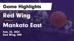 Red Wing  vs Mankato East  Game Highlights - Feb. 22, 2024