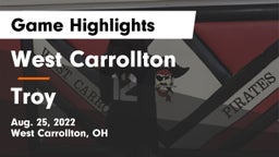 West Carrollton  vs Troy  Game Highlights - Aug. 25, 2022