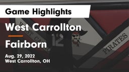 West Carrollton  vs Fairborn Game Highlights - Aug. 29, 2022