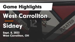 West Carrollton  vs Sidney  Game Highlights - Sept. 8, 2022