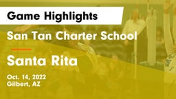 San Tan Charter School vs Santa Rita Game Highlights - Oct. 14, 2022