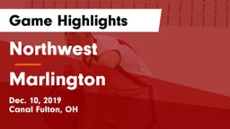 Northwest  vs Marlington  Game Highlights - Dec. 10, 2019