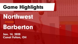 Northwest  vs Barberton  Game Highlights - Jan. 14, 2020