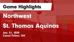 Northwest  vs St. Thomas Aquinas  Game Highlights - Jan. 31, 2020