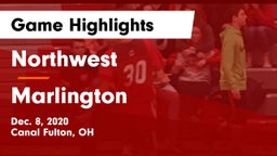 Northwest  vs Marlington  Game Highlights - Dec. 8, 2020