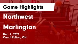 Northwest  vs Marlington  Game Highlights - Dec. 7, 2021