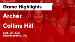 Archer  vs Collins Hill  Game Highlights - Aug. 25, 2022