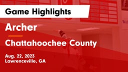 Archer  vs Chattahoochee County  Game Highlights - Aug. 22, 2023