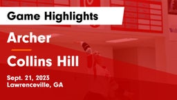 Archer  vs Collins Hill  Game Highlights - Sept. 21, 2023