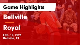 Bellville  vs Royal  Game Highlights - Feb. 10, 2023