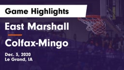 East Marshall  vs Colfax-Mingo  Game Highlights - Dec. 3, 2020