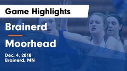 Brainerd  vs Moorhead  Game Highlights - Dec. 4, 2018
