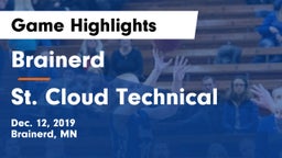 Brainerd  vs St. Cloud Technical  Game Highlights - Dec. 12, 2019