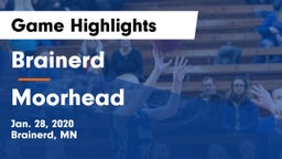 Brainerd  vs Moorhead  Game Highlights - Jan. 28, 2020