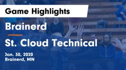 Brainerd  vs St. Cloud Technical  Game Highlights - Jan. 30, 2020