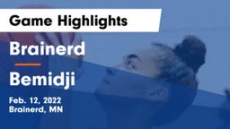 Brainerd  vs Bemidji  Game Highlights - Feb. 12, 2022