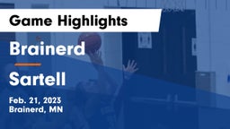Brainerd  vs Sartell  Game Highlights - Feb. 21, 2023