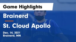 Brainerd  vs St. Cloud Apollo  Game Highlights - Dec. 14, 2021