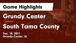 Grundy Center  vs South Tama County  Game Highlights - Jan. 18, 2021