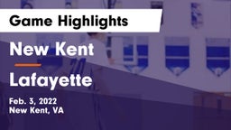 New Kent  vs Lafayette  Game Highlights - Feb. 3, 2022