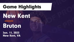 New Kent  vs Bruton  Game Highlights - Jan. 11, 2023