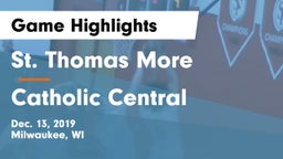 St. Thomas More  vs Catholic Central  Game Highlights - Dec. 13, 2019