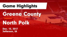 Greene County  vs North Polk  Game Highlights - Dec. 15, 2017