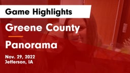 Greene County  vs Panorama  Game Highlights - Nov. 29, 2022