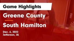 Greene County  vs South Hamilton   Game Highlights - Dec. 6, 2022