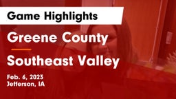 Greene County  vs Southeast Valley Game Highlights - Feb. 6, 2023