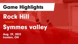 Rock Hill  vs Symmes valley Game Highlights - Aug. 29, 2022
