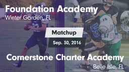 Matchup: Foundation Academy vs. Cornerstone Charter Academy 2016